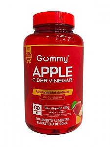 Gummmy Apple Cider Vinegar (60 gomas) - Sabor: Cereja (nova embalagem)