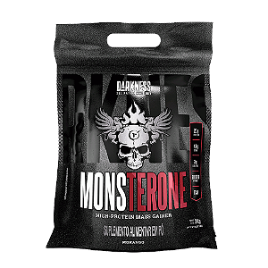 MonsterONE Mass (3kg) - nova embalagem - Sabor: Morango