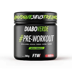 Diabo Verde Pre-Workout (300g) - Sabor: Frutas Vermelhas