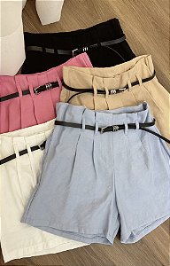 Short Marrant com Cinto - Estilo, Conforto e Sofisticação em Cada Detalhe