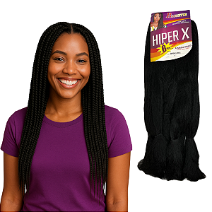 Cabelo Jumbão Super Jumbo 400gr Box Braid Tranças ou Gypsy Braids