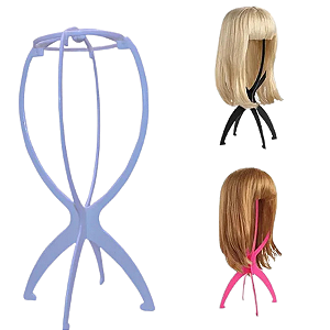 Suporte Dobrável plástico Para Descansar Peruca wigs Guardar e Secar Lace Chapéu expositor - Unidade