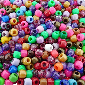 Miçanga Tererê 10mm Várias Cores - 100 Unidades