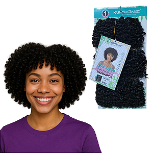 Cabelo Cacheado Fashion Classic Alcione Bio Fibra 300g