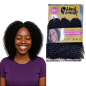 Black Beauty Cabelo Crochet Braids Ágata Orgânico Premium - 300g