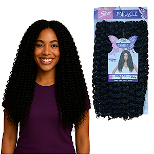 Cabelo Bio Fibra Helena Xl Plus Crochet - Sleek