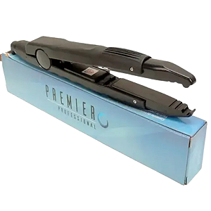 Pinça Para Mega Hair Ponta Reta e Ponta Curvada Premier Professional Bivolt
