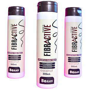 Shampoo Fibra Active - Be Black 300Ml