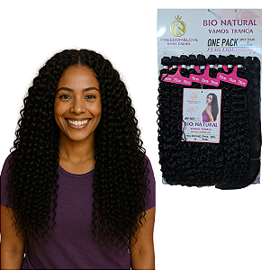 Cabelo Bio Fibra Miss Chanel - 320g - Freedom&Love