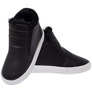 Bota Infantil Menina Botinha Pelo Macia Criança Feminino Bebe Frio Inverno 20 ao 34