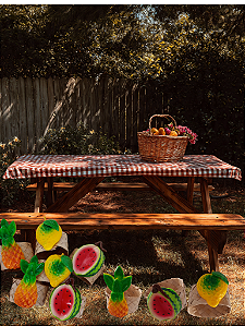 Porta Guardanapo Palha Com Biscuit cd