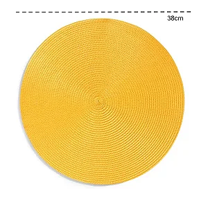 Jogo Americano Redondo Trançado 38cml