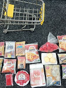 Miniaturas de Supermecado C/5 Itens Sortidos