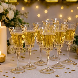 Jogo de taça Jennie com 6 peças para água e vinho R$49,99