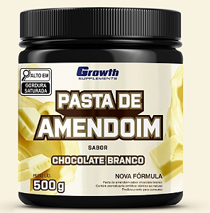 PASTA AMENDOIN GROWTH - CHOCOLATE BRANCO - 500G