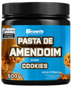 PASTA AMENDOIN GROWTH - COOKIES - 500G