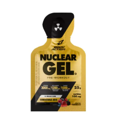NUCLEAR RUSH GEL BODYACTION FRUTAS VERMELHAS 25G C/10 SACHES