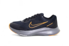 TÊNIS NIKE ZOOM 04 - PRETO/LARANJA