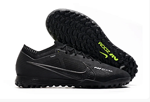 CHUTEIRA NIKE AIR ZOOM MERCURIAL VAPOR ELITE TF SOCIETY - PRETO