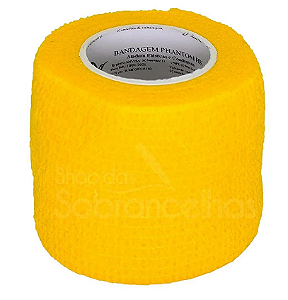 BANDAGEM ELÁSTICA ADESIVA - AMARELO