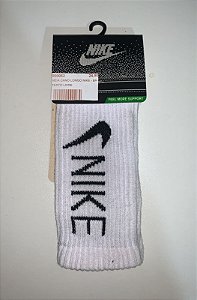 MEIA CANO LONGO NIKE - BRANCO/PRETO