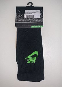 MEIA CANO LONGO NIKE - PRETO/VERDE