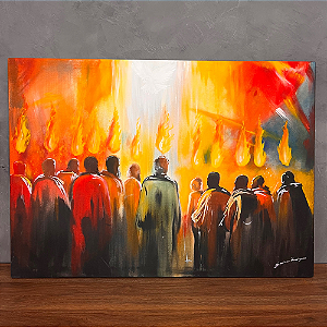 Quadro - Atos 2 - Tela Artistica - Tamanho 93x73