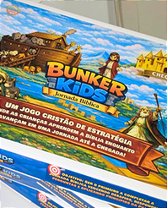 Bunker Kids Jornada Bíblica - Jogo de Tabuleiro Cristão