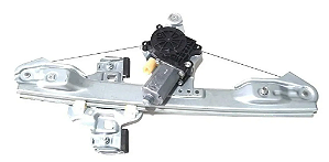MÁQUINA VIDRO ELÉTRICO AGILE 09-14 4P TRAS DIR C /MOTOR (BOSCH)