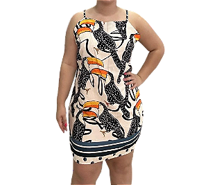 Vestido Curto Estampa Unico