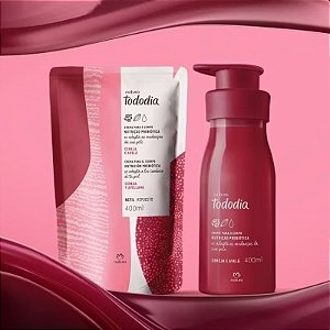 Kit Creme Nutritivo para o Corpo Tododia Cereja e Avelã com Refil