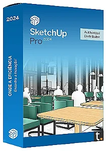 SketchUp 2024 – Licença Original Vitalícia – Windows e Mac – C\ Nota Fiscal – Envio imediato por e-mail
