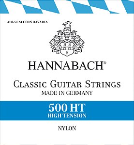 Cordas de Violão Clássico Hannabach 500 HT Tensão ALTA
