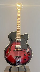 Guitarra ARCHTOP IBANEZ AF75-TRS-12-04 captação FILTERTRON