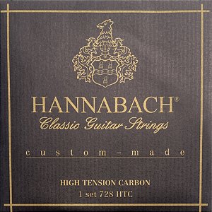 CORDAS HANNABACH VIOLAO 728 HTC COM PRIMAS DE CARBONO