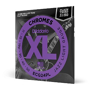 Encordoamento Guitarra 10-50 D Addario Chromes ECG24PL
