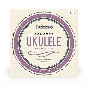 Encordoamento Ukulele Concerto D Addario Pro-Arté Titanium