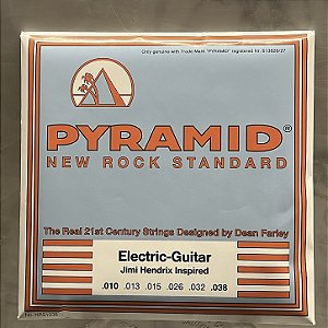 CORDA PYRAMID GUITARRA ELETRICA NEW ROCK STANDARD 010-038 (JIMI HENDRIX)