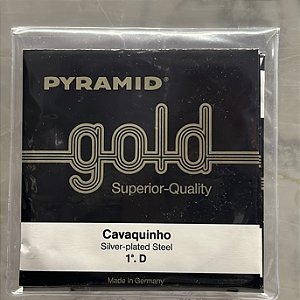 Corda Pyramid Gold Superior Cavaquinho Chr.-Nickel FLATWOUND