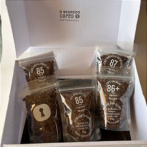 Box Segredo Seleções – 5 Cafés Especiais (60g cada pacote)