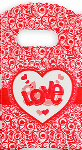 Sacola Estampada 9x15 Pacote com 100 unidades