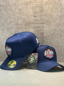 Boné Trucker Aba Curva Azul Marinho