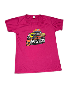 Camiseta Tr Iludido Rosa Baby Look