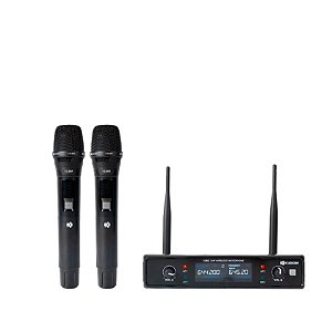 MICROFONE S/ FIO KADOSH DUPLO UHF KDS-W382M
