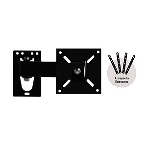 SUPORTE TV LED ART BRASFORMA 10P A 56P BRA3.0 PT