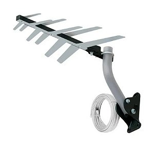 ANTENA TV AQUARIO 3 EM 1 10M HDTV DTV-1500 EXTERNA