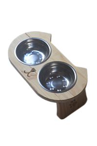 Comedouro duplo P (38 x 22 x 11 cm) - Gato