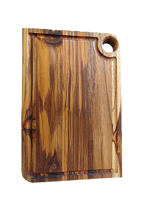 Tábua de corte teca 33x22x2 cm