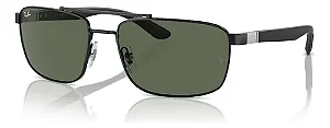 Óculos Ray-Ban Solar RB 3737 002/71 60 18 145 3N