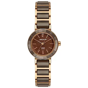 Relógio Seculus Cerâmica e Sapphire 77238LPSVRQ3